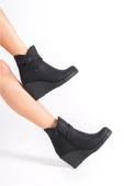 Liza Lüks Cilt Kadın Siyah Bot thumbnail 2