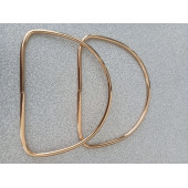 Gold Metal D Model 13 cm Çanta Sapı thumbnail 2