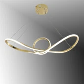 TT Aydınlatma TT002-SR  Papyon Modeli Sarı Kaplama Led Avize thumbnail 1