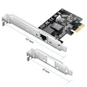 CUDY PE10 Gigabit 1port PCI-E Ethernet thumbnail 2