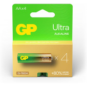 AA Pil GP Alkalin Ultra 1,5V 4 Adet thumbnail 1