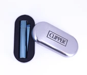 Clipper Özel Kutusunda Metal Çakmak - Deep Blue thumbnail 4