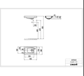 CREAVİT MY045 Memory 45 cm Lavabo thumbnail 2
