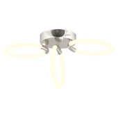 Honos 3lü Krom 39 Watt Plafonyer Led Avize thumbnail 2