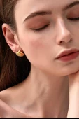 Kadın Özel Tasarım 1.5 cm Küpe thumbnail 4