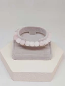 Pembe Kuvars Taşı Tasarım Bileklik 9*10mm (51568) thumbnail 2