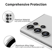 Samsung S23 Ultra Kamera Koruyucu Silver thumbnail 3