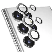 Samsung S23 Ultra Kamera Koruyucu Silver thumbnail 1