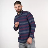ECER SLİMFİT ÇİZGİLİ GÖMLEK thumbnail 7