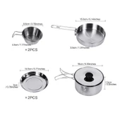 Kingcamp Backpacker Iii Silver Yemek Set (2 Kisi) thumbnail 3