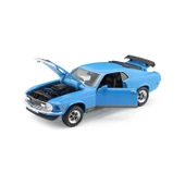 1/18 1970 Ford Mustang Mach 1 - Mavi thumbnail 2