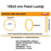 Kalın Kasa Lastiği 200 Adet 180x5mm thumbnail 3
