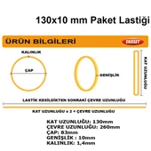 Extra Kalın Paket Lastiği 40 Adet 130x10mm thumbnail 4