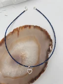 925 ayar gümüş Lapis Lazuli Kolye thumbnail 2