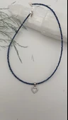 925 ayar gümüş Lapis Lazuli Kolye thumbnail 3