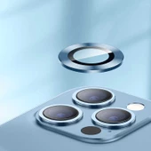 iPhone 14 Pro Max Kamera Koruyucu Mavi thumbnail 1