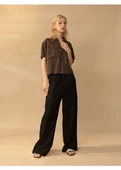 Keten Günlük Pantolon Düğmeli thumbnail 2