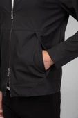 Erkek Teknolojık Kumaşdan Önü Çift Açılır Fermuar Detaylı Astarsız Bomber Mont thumbnail 2