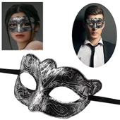 Periboia Eskitilmiş Balo Maskesi Antik Gri thumbnail 1