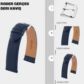 R4175 RODER DERİ KAYIŞ - LACİVERT thumbnail 3