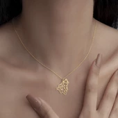 925 Ayar Gümüş Uluyan Kurt  Kolye thumbnail 11