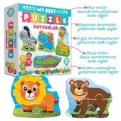 AteşTech  Baby Puzzle Hayvanlar 18 Ay+ thumbnail 2