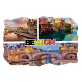 Belçika Temalı Fresco Magnet thumbnail 1