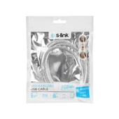 S-link SL-AF2015 Usb2.0 1.5m Şeffaf Uzatma Kablo thumbnail 3