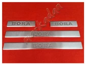 Markadan VW Bora Krom Kapı Eşiği 1998-2004 4 Parça Paslanmaz Çelik thumbnail 1