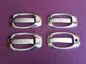 WOC Chrome Citroen Nemo Krom Kapı Kolu 2008 Sonrası 4 Kapı 8 Parça Paslanmaz Çelik thumbnail 1