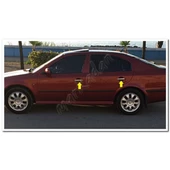 WOC Chrome Skoda Octavia Krom Kapı Kolu 1999-2004 4 Kapı Paslanmaz Çelik thumbnail 3