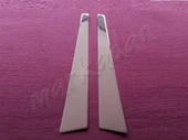 WOC Chrome Renault Megane 2 Kapı Direği 2004-2010 2 Parça Paslanmaz Çelik thumbnail 2