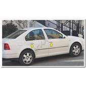 WOC Chrome VW Bora Krom Kapı Kolu 1998-2004 4 Kapı Paslanmaz Çelik thumbnail 3