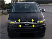 Markadan VW T5 Multivan Krom Ön Panjur 2010-2014 2 Parça Paslanmaz Çelik thumbnail 1