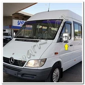 Mercedes Sprinter Krom Ayna Kapağı 2000-2006 2 Parça Abs Krom thumbnail 3