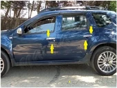 Dacia Duster Krom Kapı Kolu 2010-2017 4 Kapı Paslanmaz Çelik thumbnail 4