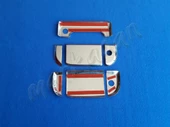 VW T4 Transporter Krom Kapı Kolu 1995-2003 3 Kapı 7 Parça Paslanmaz Çelik thumbnail 2