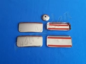 Ford Transit Krom Kapı Kolu 2003-2013 4 Kapı 5 Parça Paslanmaz Çelik thumbnail 2