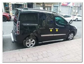 Peugeot Partner Tepee Krom Kapı Kolu 2008-2018 4 Kapı Paslanmaz Çelik thumbnail 3