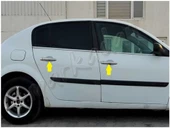 Renault Megane 2 Krom Kapı Kolu 2004-2010 4 Kapı Paslanmaz Çelik thumbnail 4