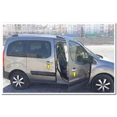 Peugeot Partner Tepee Krom Kapı Kolu 2008-2018 4 Kapı Paslanmaz Çelik thumbnail 4