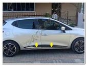 Renault Clio 4 Krom Yan Kapı Çıtası 2012-2020 4 Parça Paslanmaz Çelik thumbnail 1