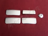DB Chrome Ford Transit Kapı Kolu Nikelajı 2003-2013 4 Kapı 5 Parça P.Çelik thumbnail 1