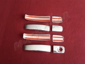 DB Chrome Opel Vivaro Kapı Kolu Nikelajı 2001-2014 4 Kapı P.Çelik thumbnail 2