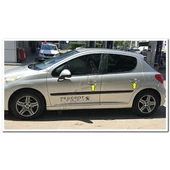 DB Chrome Peugeot 207 Kapı Kolu Nikelajı 2006-2012 4 Kapı P.Çelik thumbnail 3
