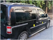 DB Chrome VW Caddy Krom Yan Kapı Çıtası 2004-2014 4 Parça P.Çelik thumbnail 2