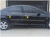 Markadan Peugeot 407 Krom Kapı Kolu 2004-2010 4 Kapı Paslanmaz Çelik thumbnail 4
