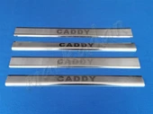 VW Caddy Krom Kapı Eşiği 2004-2014 4 Parça Paslanmaz Çelik thumbnail 1