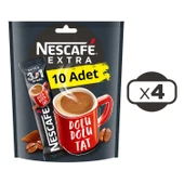 Nescafe 3ü1 Arada Extra 10'lu Ekonomik Paket X 4 Adet thumbnail 2