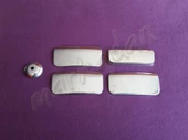 WOC Chrome Ford Transit Krom Kapı Kolu 2003-2013 4 Kapı 5 Parça Paslanmaz Çelik thumbnail 1